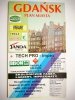 GDAŃSK. PLAN MIASTA. MAPA Z REKLAMAMI 